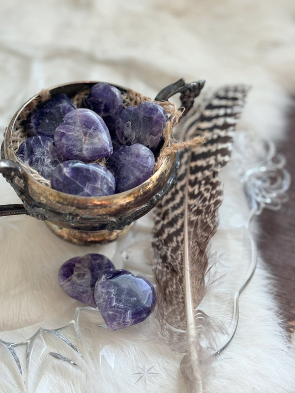 Amethyst Mini Heart