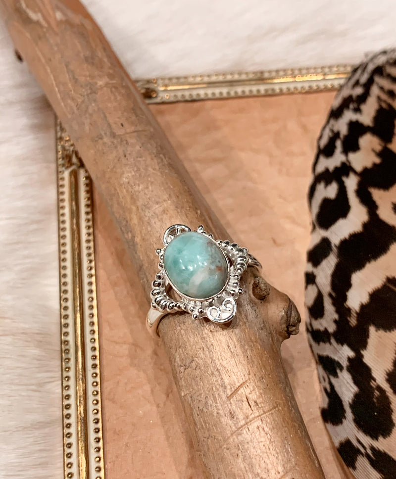 Larimar Ring