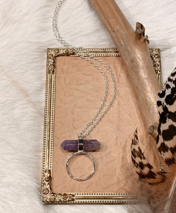 Amethyst Double-Terminated Necklace