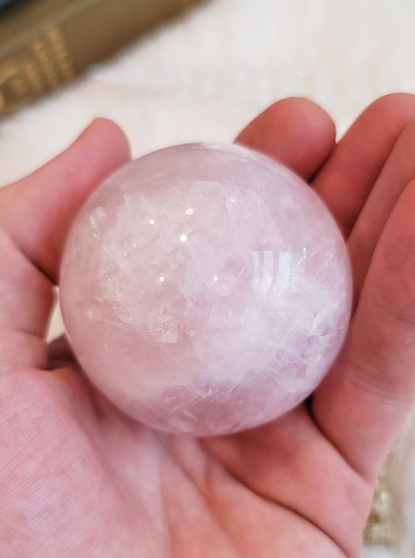 Rose Quartz Sphere Large