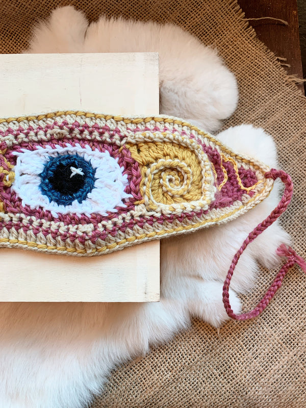 Crochet Eye Headband ~ Handmade