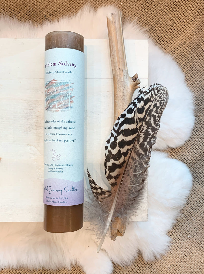 Herbal Pillar Magic Candle