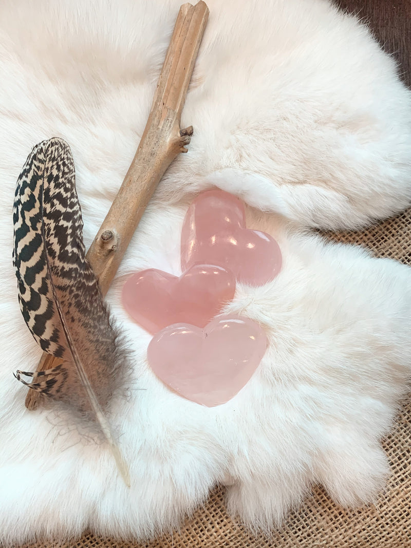Rose Quartz Heart