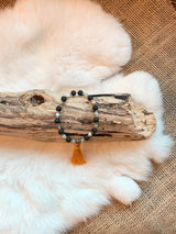 Lava Stone & Amazonite Bracelet