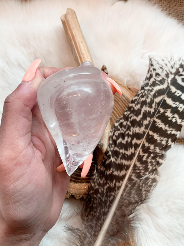 Clear Quartz Shell