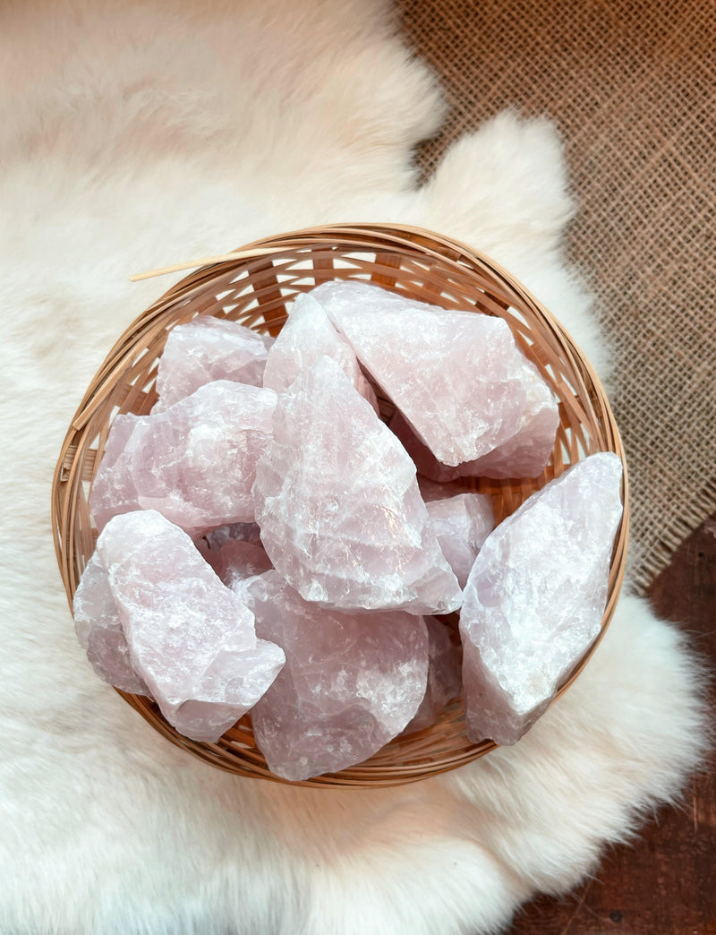 Rose Quartz Rough Chunk Big