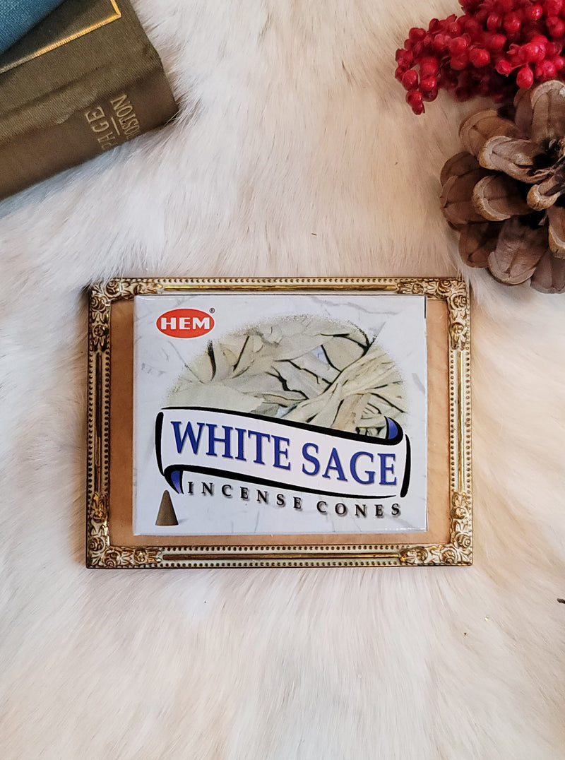 White Sage Incense Cones
