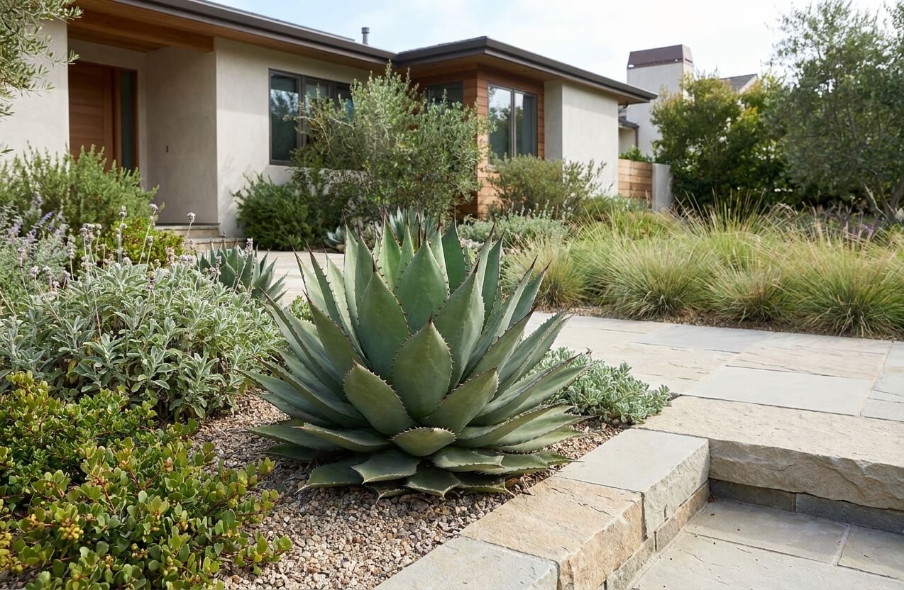 shaws agaive Los Angeles native landscaping